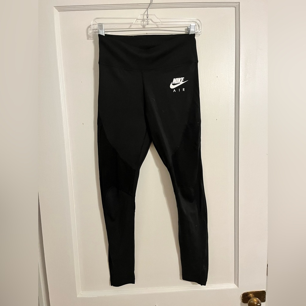 black nike air leggings size S